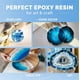 thumbnail image 3 of Kit de resina epoxi para manualidades, transparente y transparente, 1 litro, apta para alimentos y rayos UV, 3 of 6