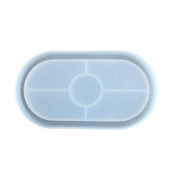 Resin Tray Silicone Mold Oval Jewelry Making Molds Elliptical Storage Tray Epoxy Resin Casting Mold for Jewelry Dish
