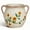 Sun-yellow, variant on BUYMAX Sage Green Ceramic Plant Pot, Vintage Two-Handle Flower Pot with Drainage Hole for Herbs & Succulents, Indoor Outdoor Farmhouse Decor