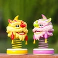 thumbnail image 4 of Yimiti Creative Spring Lion Dance Car Lion Hand For National Tide Small Decoration,Red, 4 of 8