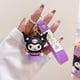 thumbnail image 3 of Llavero Kawaii Sanrio Kuromi para mujer, llavero de muñeca de Anime para coche, mochila escolar de PVC, colgante, accesorios para bolso, regalo de juguete para niños, 3 of 5