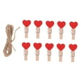 thumbnail image 4 of GOOHOCHY  50 PCS Wedding Decorations Wooden Photo Clip Clothes Clothespins Pegs, 4 of 8
