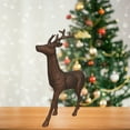 thumbnail image 2 of Holiday Time Décoration Renne En Bronze Pailleté De 18", 2 of 4