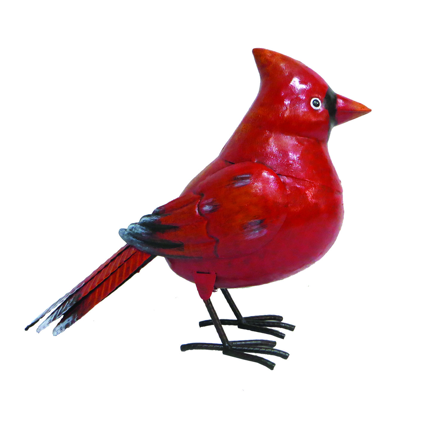 Metal Cardinal Statue