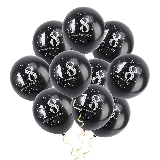 KAKOWELY 50 globos de látex de 12 pulgadas para fiestas, 18 globos, decoración para fiestas.