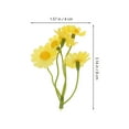 thumbnail image 5 of OUNONA 20Pcs Silk Faux Daisy Flowers Artificial Stems for Realistic Vase and Garden Decoration, 5 of 6