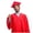 Red, variant on Conairie Graduation Cap and Gown Set with Tassel Unisex Adult Honor Cord Graduation for High School and College Bachelor Navy A
