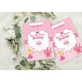 thumbnail image 4 of Darling Souvenir Pink Birthday Invitation Card Printable Elegant Fill or Write In Blank Party Invites 28 Pcs 5 x 7 Inches, 4 of 5