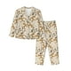 thumbnail image 1 of Balery Cartoon Poodle Dog Conjunto de Pijama con Estampado para Mujer, Conjunto de Dos Piezas con Manga Larga, Ropa de Dormir Suave con Bolsillos, Pijamas Cómodos-Medium, 1 of 7