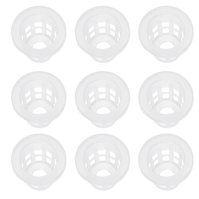 ADDHAT 100Ud Macetas Hidropónicas Transparentes Plástico Para Plantas Decorativas Y Cultivo En Hidroponía