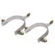 thumbnail image 2 of Espuelas de caballo de acero inoxidable estilo occidental con engranaje de latón para hombres, 2 of 14