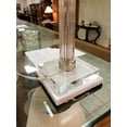 thumbnail image 2 of B&P Lamp® 6 Inch Wide Clear Acrylic Square Clear Acrylic Square Square Lamp Base With Wire Way, 2 of 2