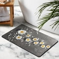 thumbnail image 3 of Create a Spa Oasis Luxurious 20x32 Medallion Floral Pattern Bath Mat, Quick Drying & Absorbent, 3 of 5