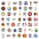 thumbnail image 3 of Pegatinas de PVC impermeables para la Copa Mundial de Fútbol, Anime, 50 unidades, 3 of 3