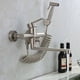thumbnail image 3 of Grifo de cocina eficiente con válvula de núcleo de cerámica, pistola rociadora retráctil para lavadero de cocina que garantiza un funcionamiento suave (ahorro de agua), 3 of 4