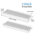 thumbnail image 7 of Video Game Storage Stand Tower for PS5/ PS4/ PS3/ Xbox Series S & X/Xbox one Game, Universal Game Disc Holder Vertical Blu Ray Case Organizer, 7 of 7