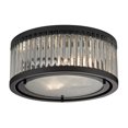 thumbnail image 1 of Elk Lighting Linden Manor 2 Light Flush Mount in Oil Rubbed Bronze, 1 of 1