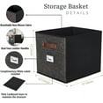 thumbnail image 3 of Storage Basket xx Baskets Storage Organization Bins with Labels (Kallax/ ), 3 of 9