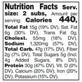 thumbnail image 5 of Marketside Turkey & Cheddar Mini Twin Pack Subs, 7.2 oz (Fully Cooked Ready-to-Eat), 5 of 7