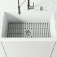 thumbnail image 3 of VIGO 26 in. Silicone Kitchen Sink Protective Bottom Grid For Single Basin Sink in Gray, 3 of 5