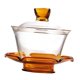 thumbnail image 5 of Juego de té de vidrio Kungfu con tapa, taza de té grande, juego de tetera de vidrio para el hogar para oficina Amarillo, 5 of 9