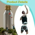 thumbnail image 6 of MERIGLARE 1/87 Miniature Figure Ornament Rock Climbing Miniature People Figurine for Photography Prop Micro Landscape Decor Collections Black, 6 of 8
