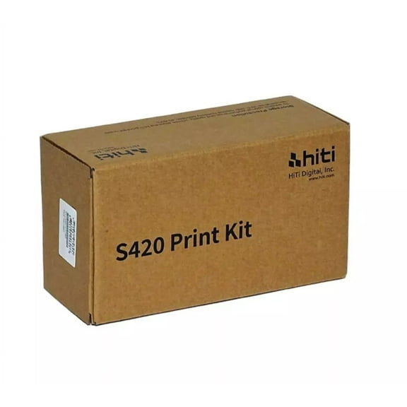S420 4 x 6" 100 Prints Paper and Ribbon Print Kit, 6 Packs