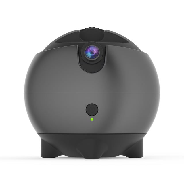 Mistaha AI Gesture-controlled Smart Dual-axis Cloud Follow-up Stabilizer in Deep Gray Color.