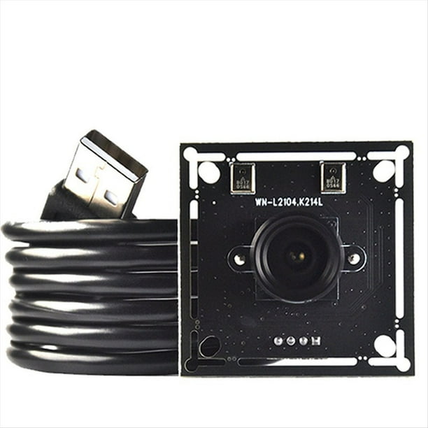 Módulo de Cámara USB HD de 2 MP, Gran Angular de 130°, 60 Fps, para Usar con Dos Micrófonos Digitales para Visión de Productos.