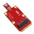thumbnail image 1 of Tarjeta Vertical Convertidora M2 una Mini PCIE con Ranura para Tarjeta NANO SIM Dual Adaptador M.2 Key B una Mini PCI-E Compatible con 3G/4G/5G, 1 of 5