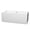 White / Polished Chrome Trim, variant on Wyndham Collection Melody 60-inch White Freestanding Soaking Bathtub