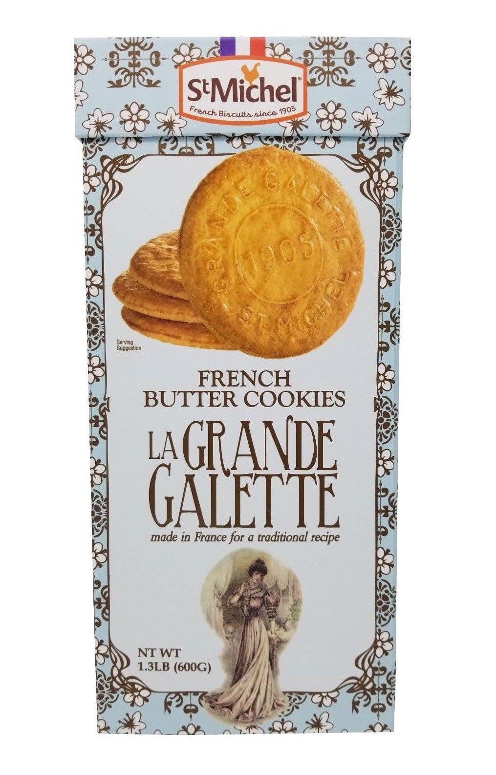 St Michel French Butter Cookies La Grande Galette from France 1.3 LB