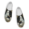 thumbnail image 2 of POLERO Ghost Shoes for Women Lady Halloween Party Slip On Mules Lightweight Breathable Walking Shoes Open Back Slippers Casual Garden Clogs, 2 of 7
