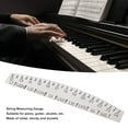thumbnail image 3 of String Measuring Ruler, High Accuracy Piano String Gauge Metal Wear Resistance Clear Scales  for Guitar Ukulele Bass, 3 of 7