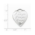 thumbnail image 3 of White Sterling Silver Charm Pendant Diamond I Love You 20Mm Heart Locket, 3 of 3