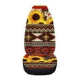 thumbnail image 3 of Jeiento Southwest Aztec Automotive Seat Cover Front Seats Only Sunflower Auto Bucket Seat Cover Red Car Accessories Interior Covers for Cars Universal Fit for SUV Truck Sedan, 1 Piece, 3 of 6