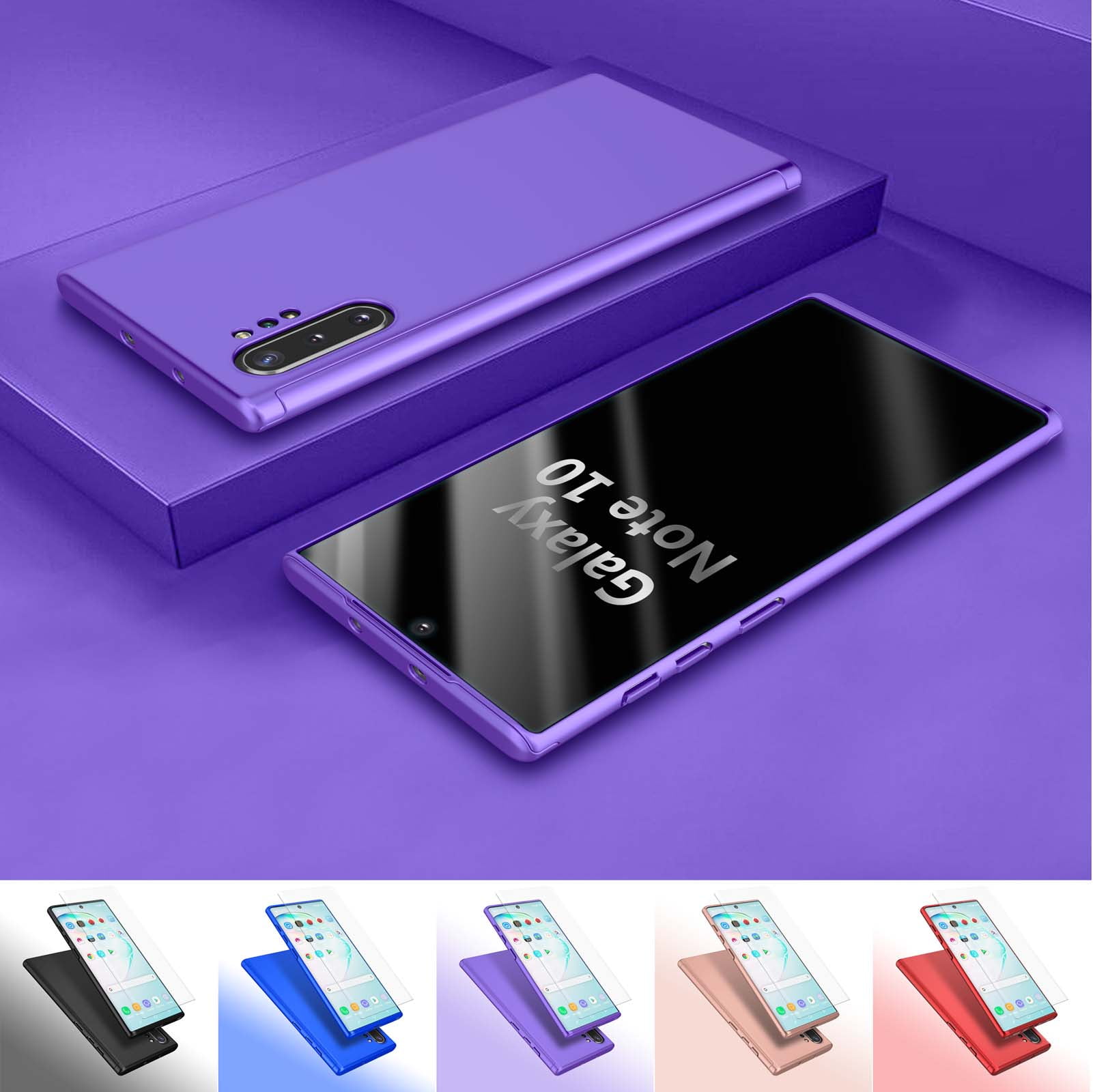 Njjex Cases Screen Protector for Galaxy Note 9, Note 10, Note 10+, Note