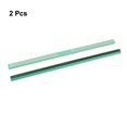thumbnail image 2 of 2 Pcs Stationery Chalkboard Whiteboard Magnet Strip Bar Green 30cm 12" Long, 2 of 5