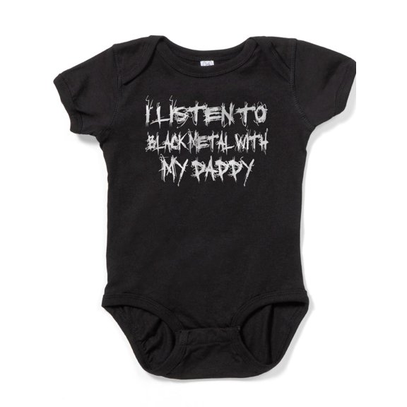 CafePress - Blackmetaldark - Cute Infant Bodysuit Baby Romper