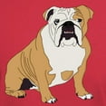 thumbnail image 3 of CafePress - Sitting Bulldog Dark T Shirt - Men's Classic Graphic Cotton T-Shirt, 3 of 4