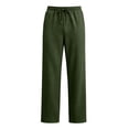 thumbnail image 7 of Corduroy Straight Leg Pants for Men Wide Leg Relaxed Fit Striped Drawstring Spring Fall Travel Trousers, 7 of 7