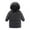 Black, variant on Esaierr 2-8Y Kids Baby Girls Boys Winter Down Coat Lightweight Down Jacket Unisex Toddlers Thickened Windbreaker Mid-Length Puffer Overcoat