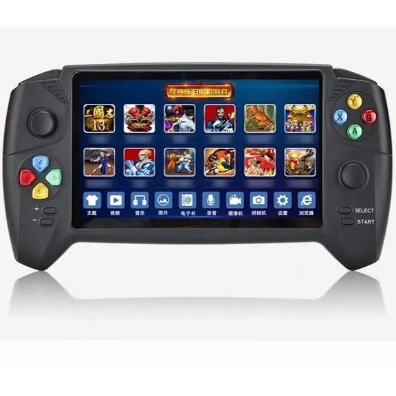 Portable  Video Game Classic Console  7 inch Screen Black