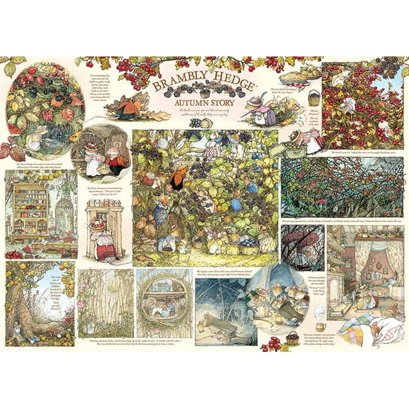 Cobble Hill Casse-Tête de 1000 Pcs - Brambly Hedge Autumn Story