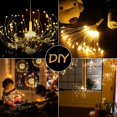thumbnail image 4 of Firework Lights, 4 Pack String Lights 600 LED Starburst Lights Copper Wire Lights, 8 Modes Battery Operated Fairy Lights with Remote, 4 of 5