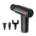 thumbnail image 1 of Pistola de masaje portátil con pantalla táctil LCD, diseño compacto para mujeres, ideal para aliviar músculos cansados, disponible en varios colores, incluye cabezales de masaje y cable USB., 1 of 6
