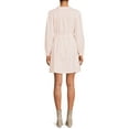 thumbnail image 2 of Time and Tru Women's Short Sleeve Woven V-Neck Dress, 2 of 5