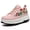 Pink, variant on Kids Roller Shoes, Boys Girls Sneakers with Wheels, Become Sport Sneaker for Birthday Children Christmas Gift, Adjustable Roller Skates Suitable for Men Women