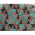 thumbnail image 5 of oneOone Georgette Viscose Fabric Triangle Geometric Decor Fabric Printed BTY 42 Inch Wide, 5 of 5