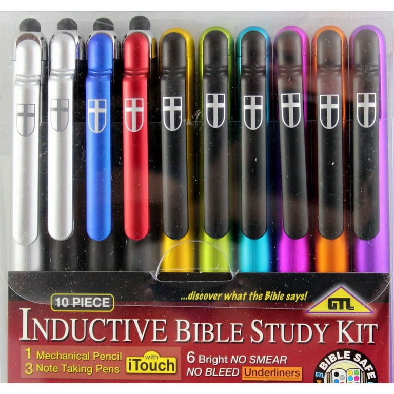 Accu-Gel Bible Highlighters - 10 Piece Inductive Study Kit